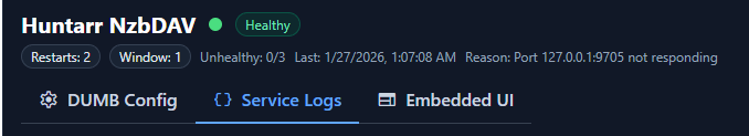 Auto-restart indicators